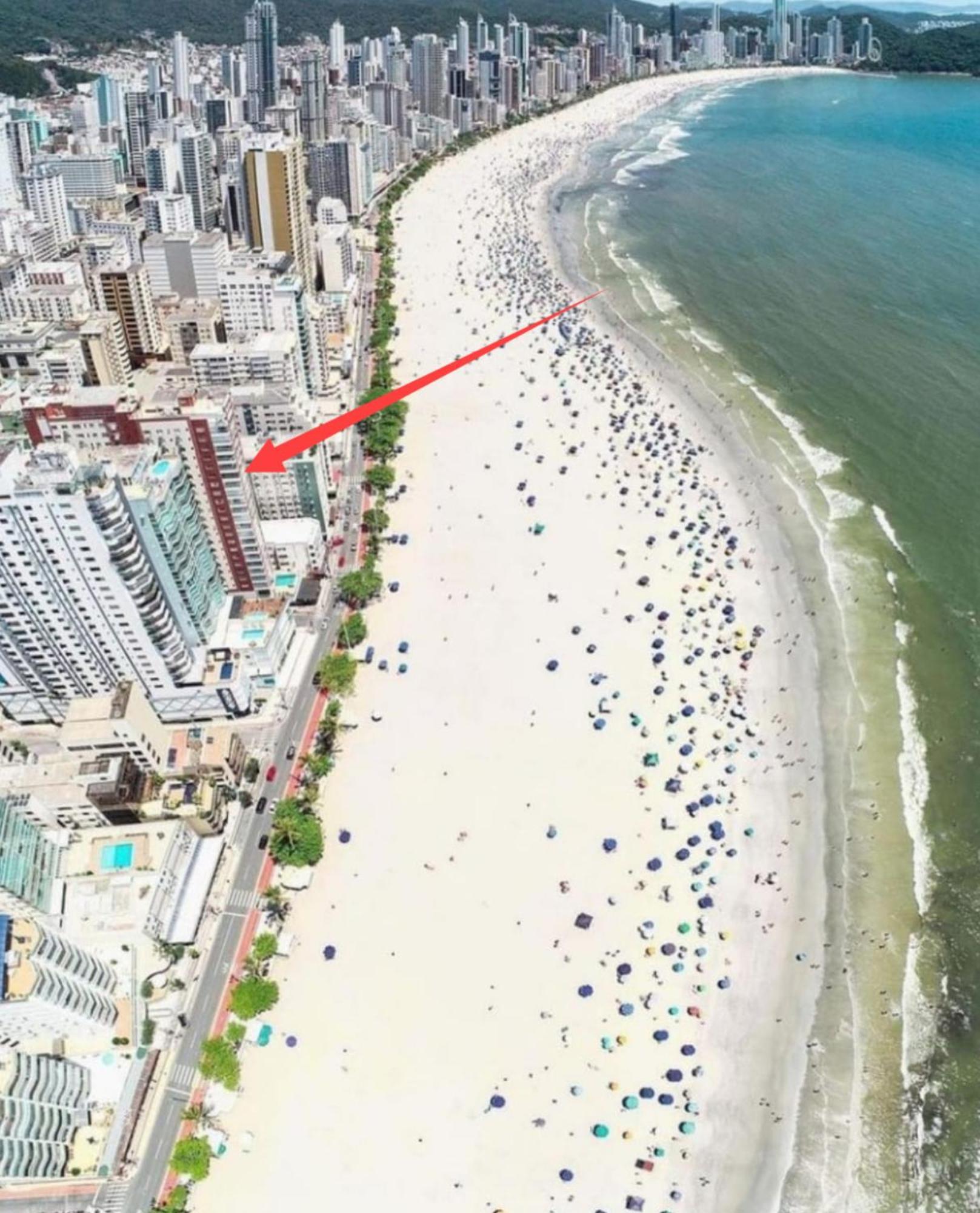 Apartamento Vista Mar - Pe Na Areia Balneário Camboriú Kültér fotó